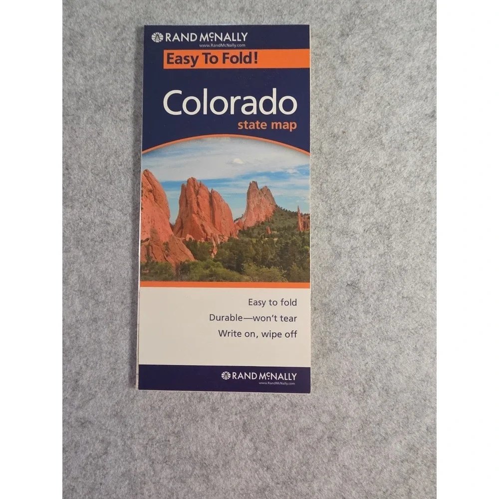 Rand McNally Easy to Fold United States Laminated Map 13 States
